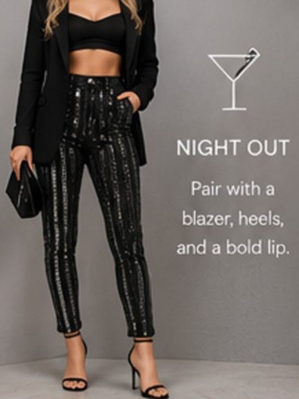 Victoria Secret Siren Sequin Stripe Jeans
